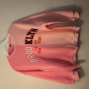 Shein Two Toned  Thermal Lined Graphic Brooklyn sweatshirt New